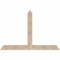 Ekena Millwork Portland Smooth Timber Gable Bracket, Douglas Fir, 72"W x 48"H x 5 1/2"D x 5 1/2"F, 16/12 Pitch GBW072X48X0606POR00SDF - alternate 1